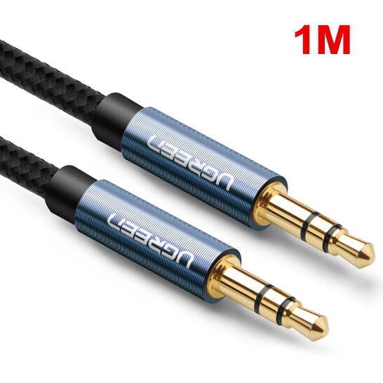 Ugreen 10685  - Cáp loa AUX 3.5mm dài 1m - 1,5m bọc dù cao cấp ✔HÀNG CHÍNH HÃNG✔