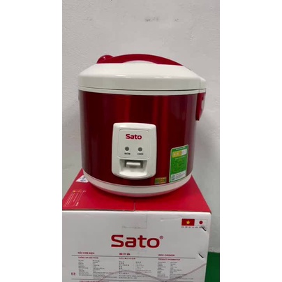 Nồi cơm điện dung tích 1.8L SATO 18B044, bảo hành 12 tháng