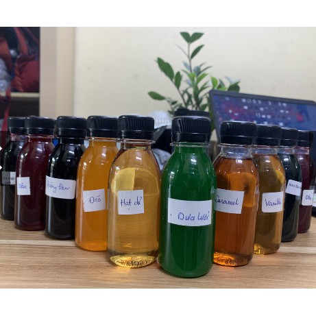 120ml Siro Các Hương Hãng Maulin - Boudo - Làm Trà Sữa