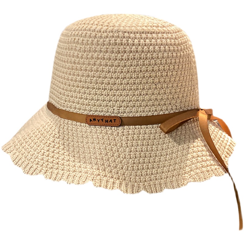 Nón Tai Bèo Đan Len Phong Cách Nhật Bản Thời Trang Xuân Thu Cho Nữ