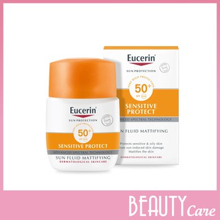 🎁 Eucerin Kem Chống Nắng Sun Fluid Mattifying Sensitive 50+ 50ml