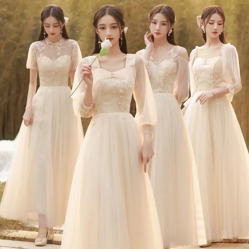 Đầm Phù Dâu Thiết Kế Mới Thời Trang Mùa Hè 2022 Dành Cho Nữ