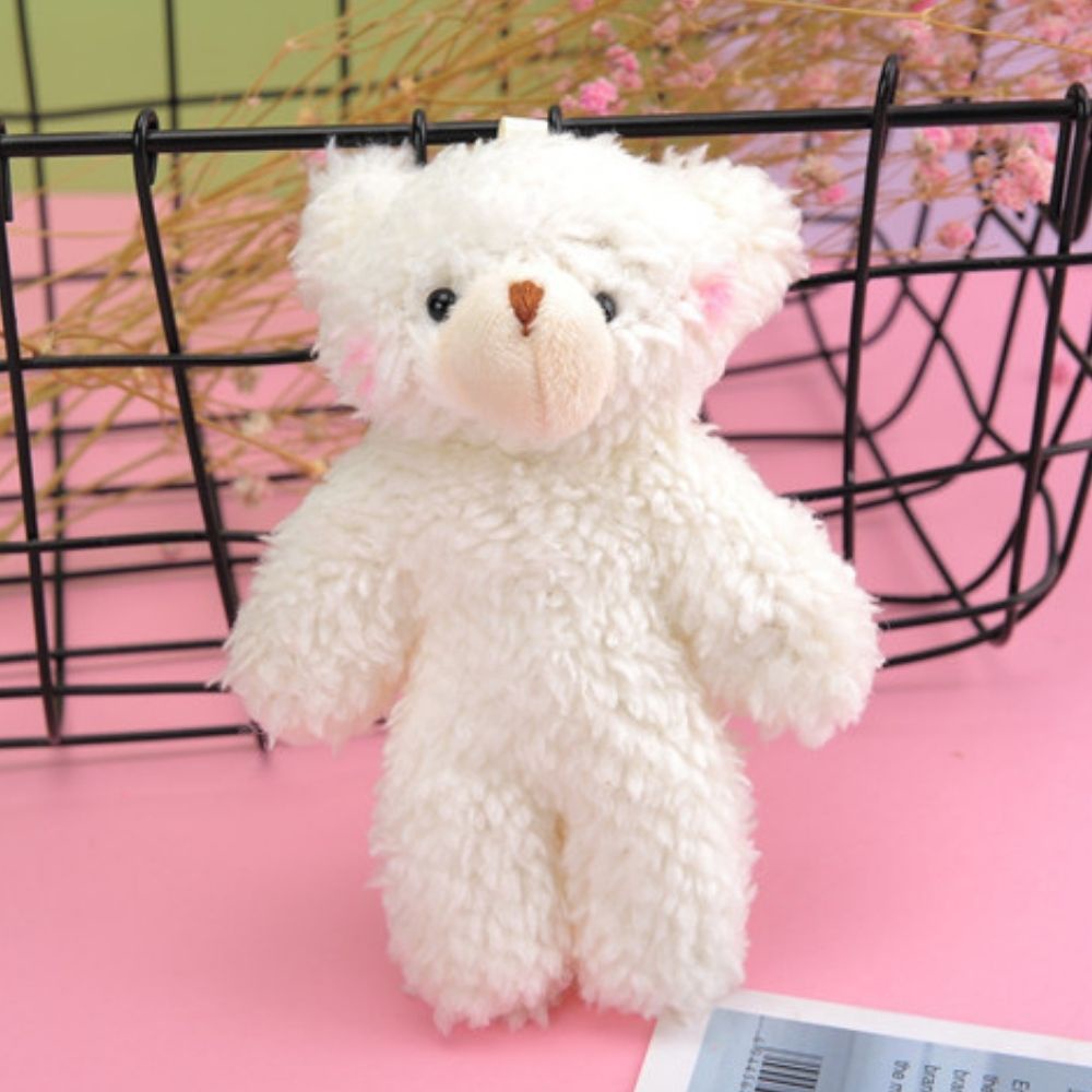 Chú gấu nhồi bông mềm mại đáng yêu kích thước nhỏ nhắn