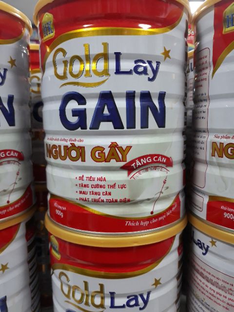 Sữa goldlay dành cho người gầy lon 900g