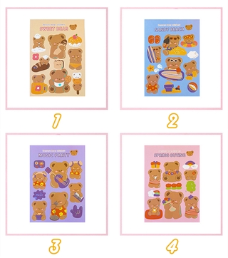 Flowertree Sticker Miếng Dán Trang Trí Sổ Lưu Niệm
