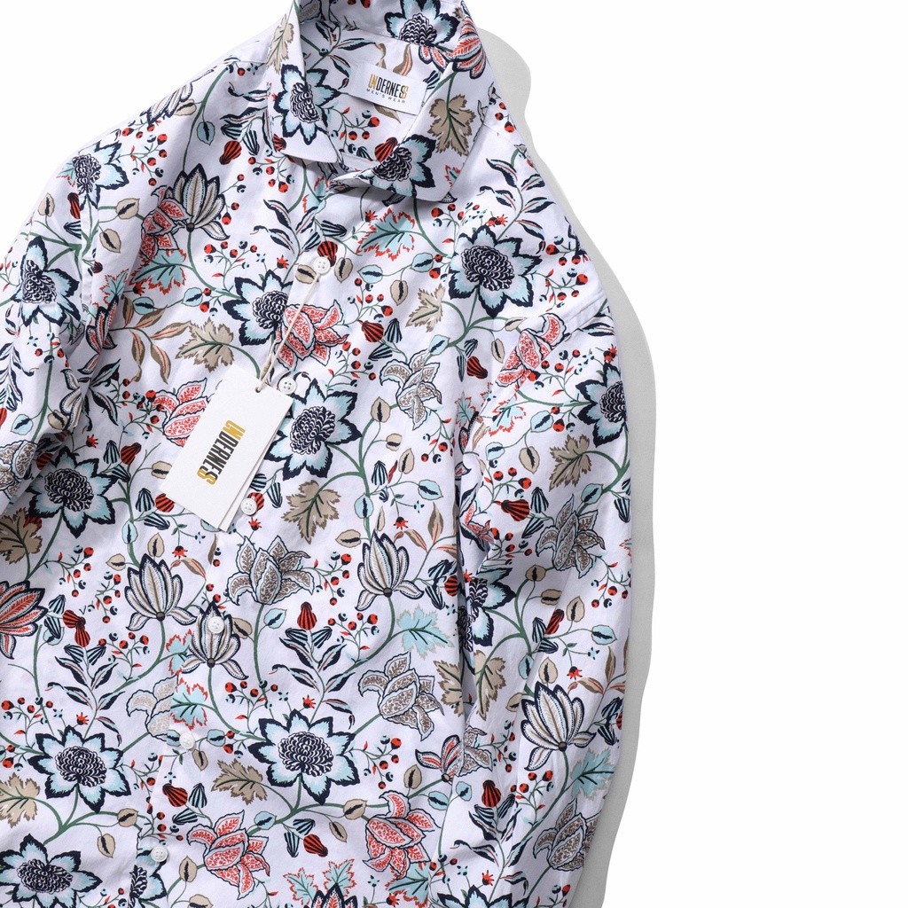 Áo sơ mi nam dài tay hoạt tiết chất liệu vải cotton cao cấp DICYDE HT.UD.04