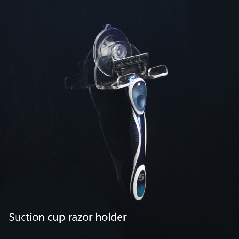 Giá Đỡ Dao Cạo Râu Tự Dính Chống Thấm Nước Không Cần Khoan Tiện Dụng Cho Phòng Tắm / Nhà Bếp