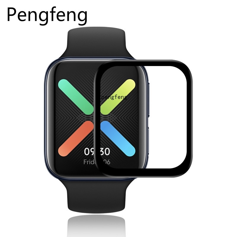 For OPPO watch 2/1 3D Curved Cambered Full Cover Tempered Glass Film Screen Protector 41mm 46mm 42mm