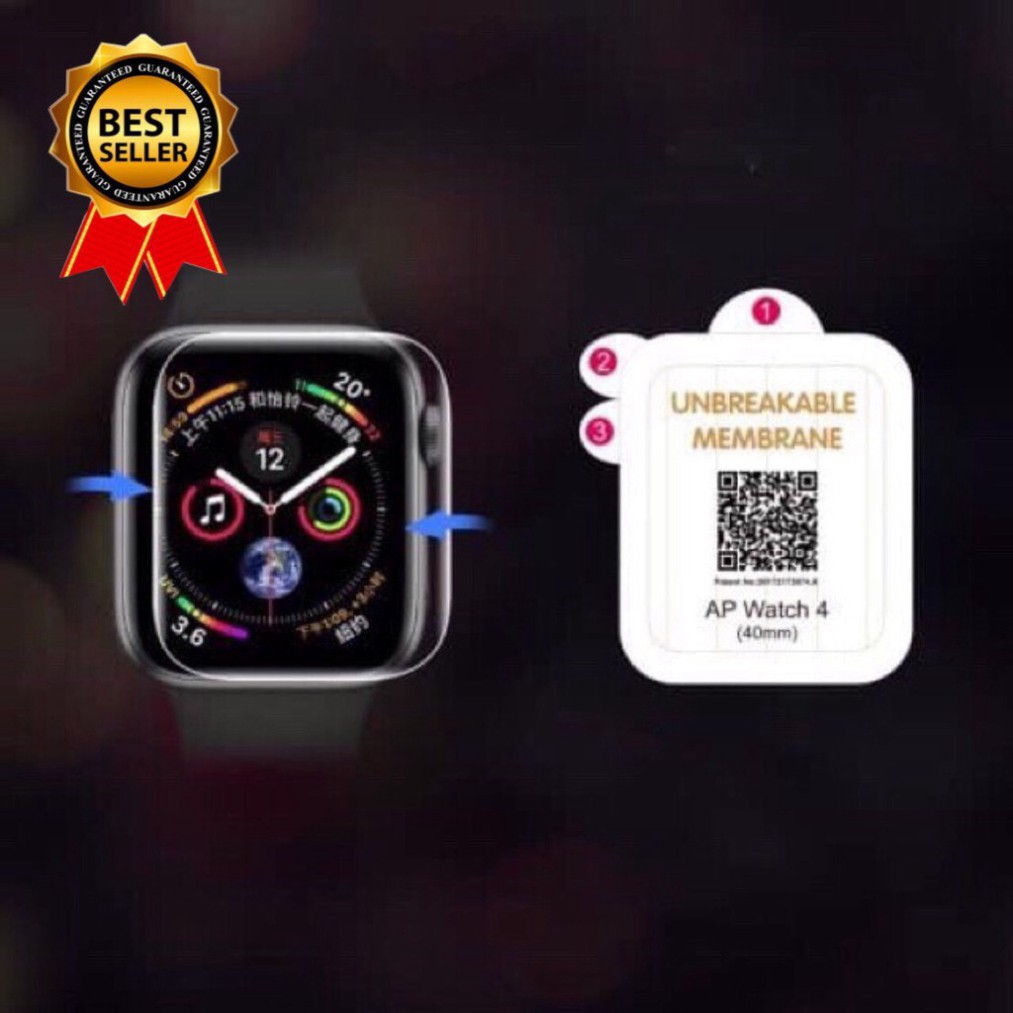 PPF Apple Watch 👾 FREESHIP 👾 Skin Dán PPF Apple Watch Series 1/2/3/4/5 Chống Trầy Xước Màn Hình- VipStore89