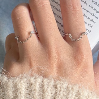 [silver925] Nhẫn Bạc Xích Nối