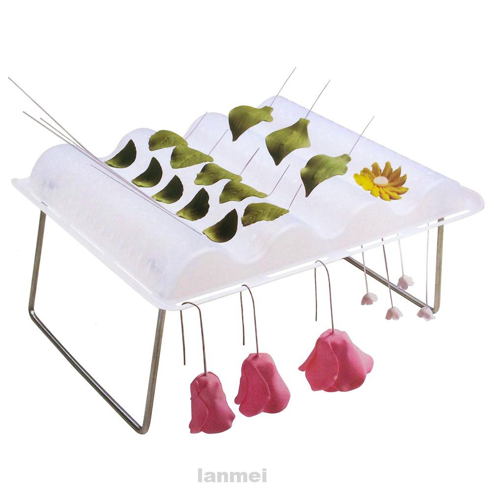 Practical Baking Collapsible Kitchen Cake Decorating Tool Food Grade Flower Wave Fondant Gum Paste Drying Rack