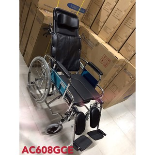 [Giá rẻ mỗi ngày]Xe lăn tay có bô và ngả nằm PA/ Lucass - Hàng Nhập khẩu(báo giao sản phẩm 2 hãng)