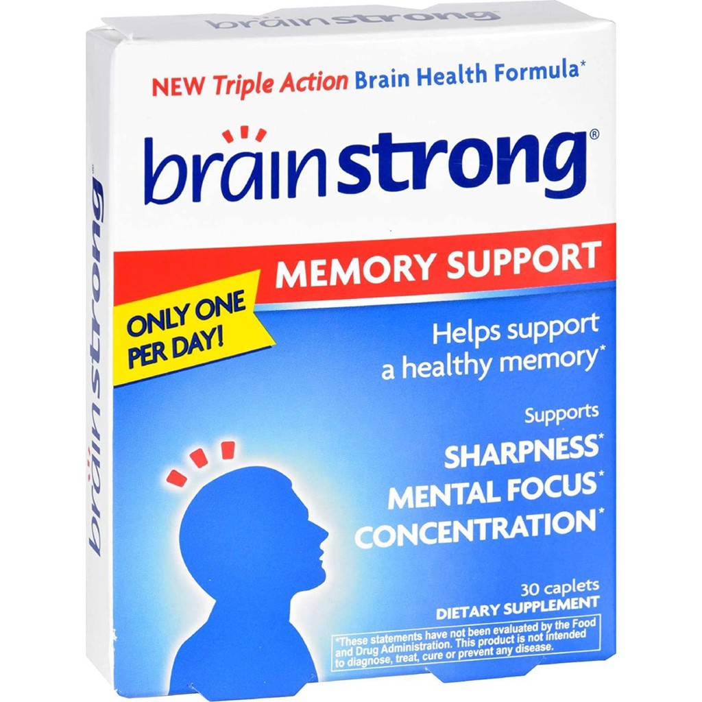 [DATE 6/2022] Bổ não Brain Strong Memory Support 30 viên