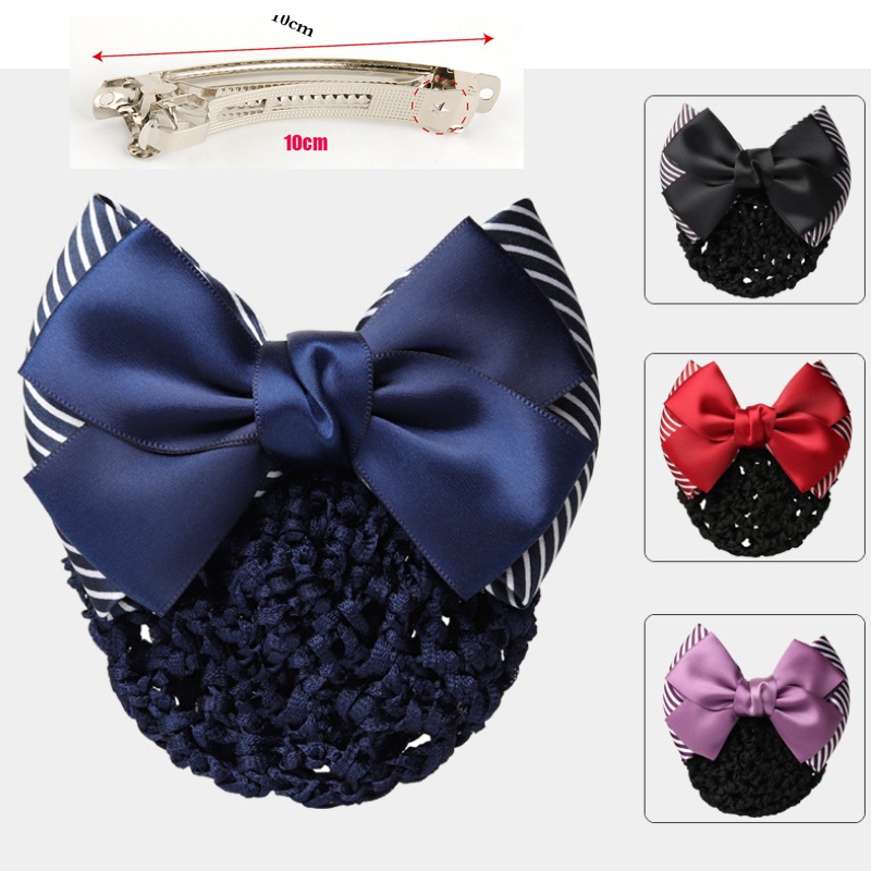 Kẹp Tóc Lưới Họa Tiết Hoa Chuyên Nghiệp Cho Nữ