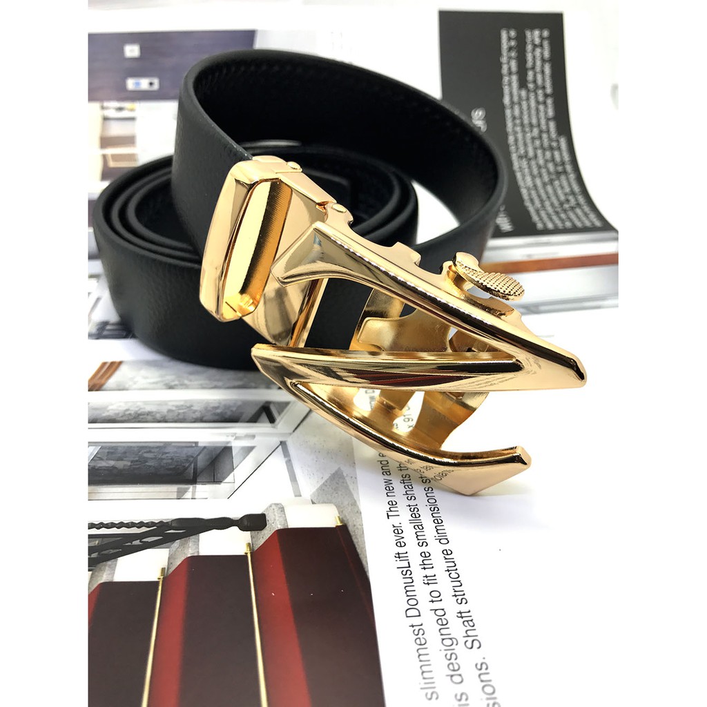 Thắt lưng nam thời trang 2021 - da PU cao cấp - khóa tự động