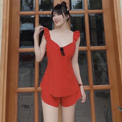 Bộ Đùi Áo Cộc Đồ Ngủ Mặc Nhà TIPIXI MS77
