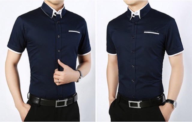 Áo sơ mi nam tay ngắn cổ bẻ bao đẹp size m l xl 2xl | BigBuy360 - bigbuy360.vn