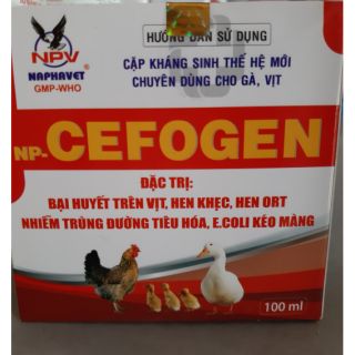 Cefogen kháng sinh gia cầm