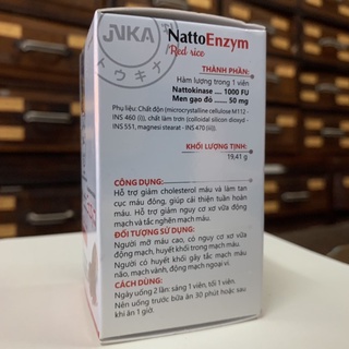 Nattoenzym Red Rice (Natto Enzym Đỏ Tai Biến Đột Quỵ) ĐTĐ