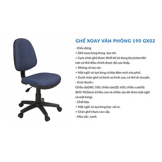 Ghế xoay Nội thất 190 GX02