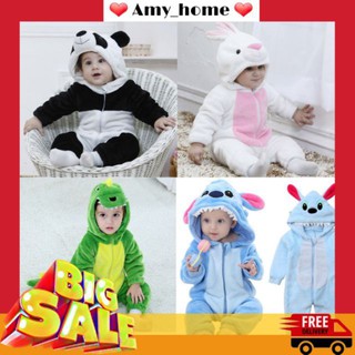 Bộ đồ thú khủng long xanh cho bé từ 0-2tuổi