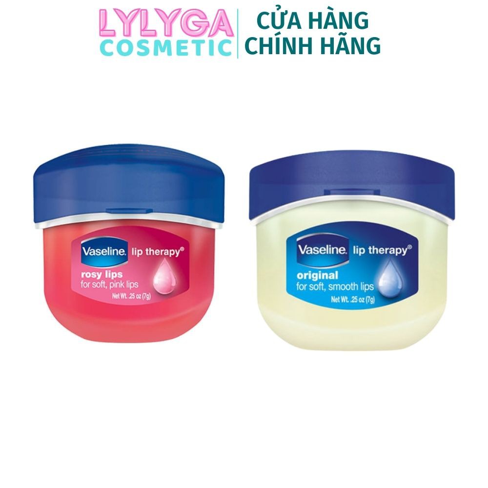 Sáp dưỡng môi Vaseline 7g Rosy Lips - Original - son dưỡng môi dưỡng ẩm  Vaseline mềm mịn SN02