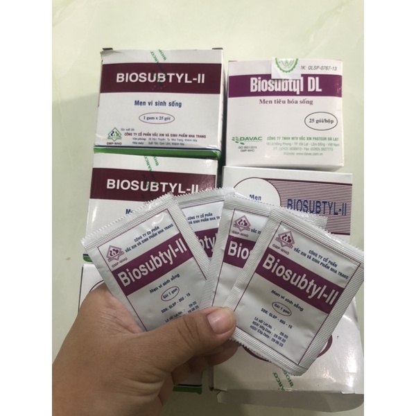 Men vi sinh sống Biosubtyl- II hộp 25 gói