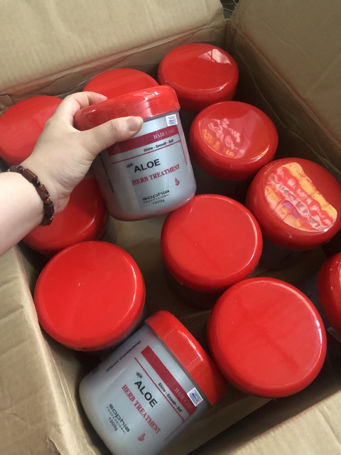 KEM Ủ HẤP LÔ HỘI ALOE SOPHiA