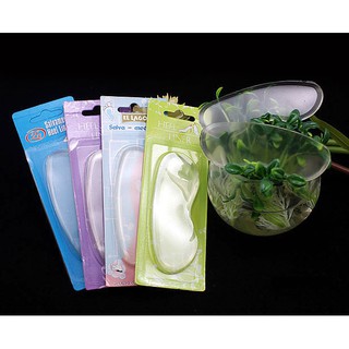 Miếng dán gót giày silicon v.2 - trong suốt (1 cặp)