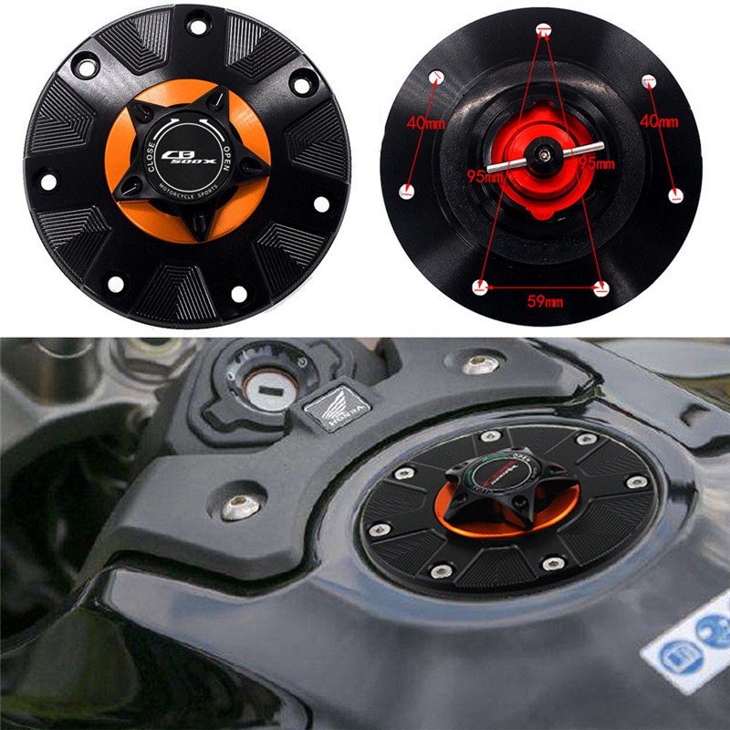 CNC Gas Fuel Tank Cap Cover For HONDA CB500X CB 500X 2013 2014 2015 2016 2017 2018 2019 Motorcycle Accessories