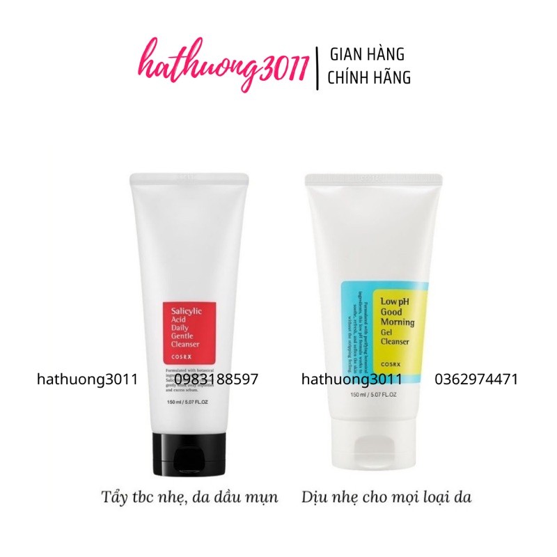 [Duty Free] Sữa Rửa Mặt Cosrx Low PH Good Morning Gel Cleanser