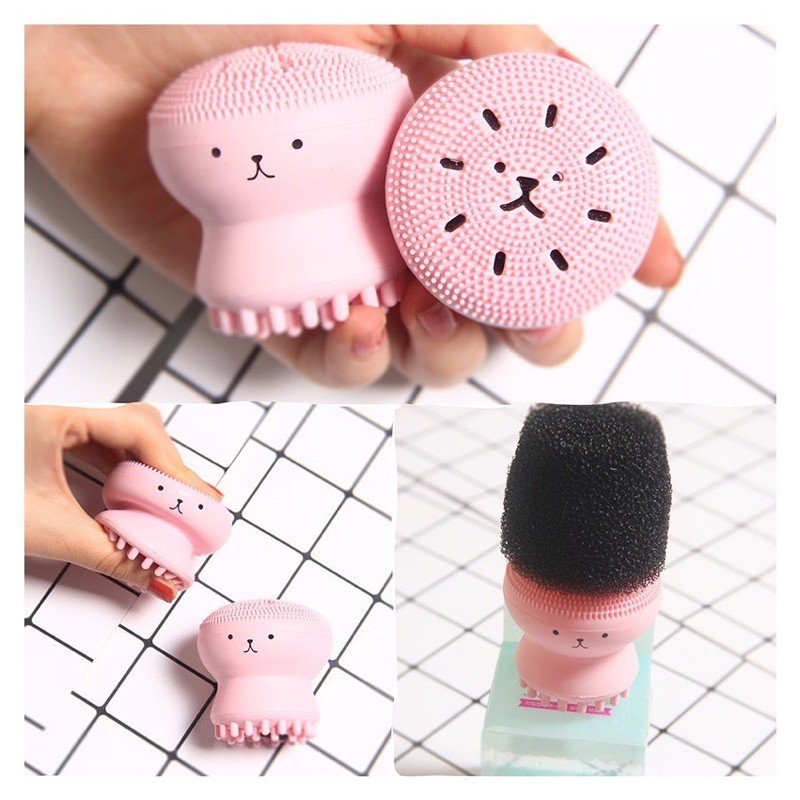 Cọ Rửa Mặt Và Massage Bạch Tuộc - Etude House My Beauty Tool Jellyfish Silicon