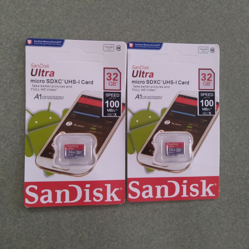 Thẻ Nhớ Micro SDHC Sandisk Ultra A1 - 32GB