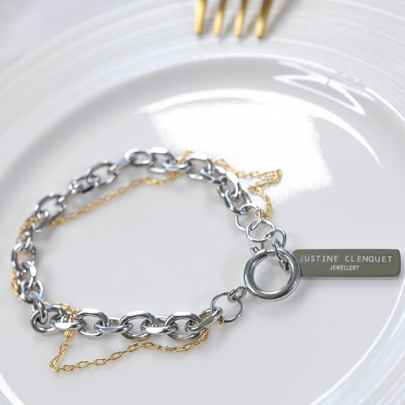 Vòng đeo tay dạng chuỗi kiểu dáng đơn giản thời trang phong cách Hàn Quốc