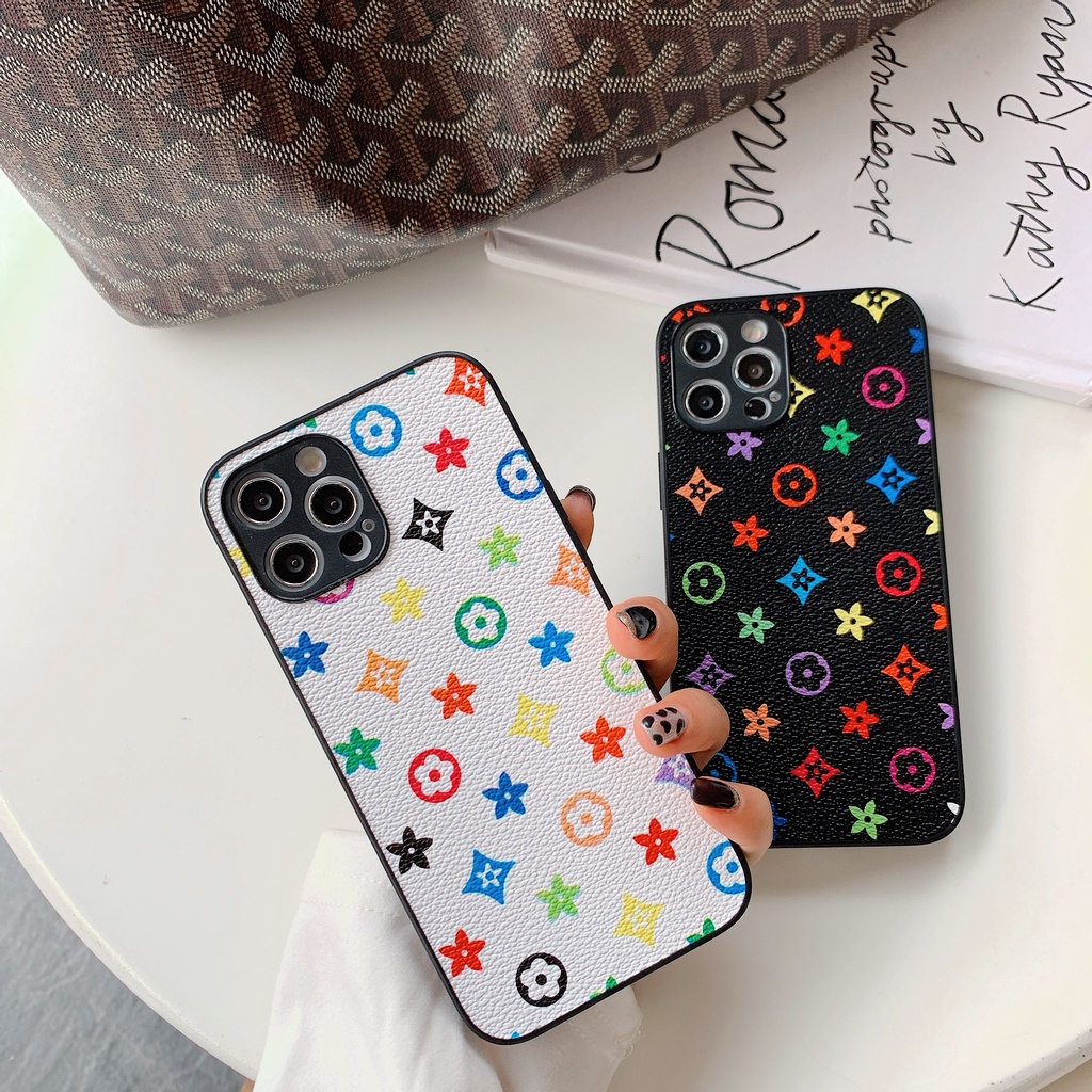 Ốp Điện Thoại Da Mềm Chống Sốc Thời Trang Cho iPhone 13 12 11 Pro Max XS XR X 8 7 6 6S Plus + SE 2020