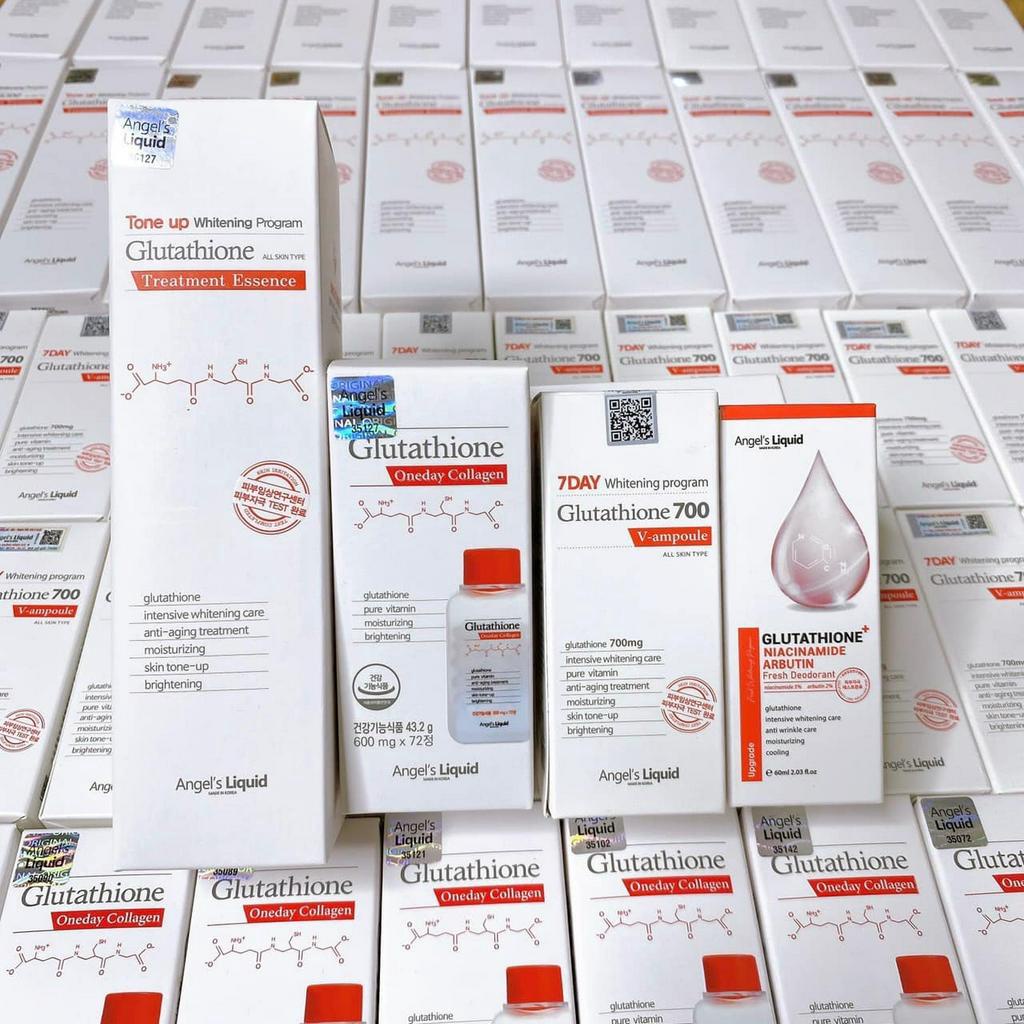 Huyết thanh trắng da 7day Whitening Program Glutathione 700 V-ample - CHÍNH HÃNG