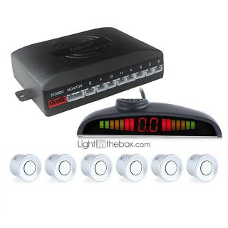 Cảm biến lùi 6 mắt giúp lái xe lùi an toàn, bảo hành 6 tháng