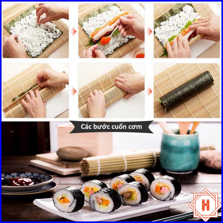 Mành Tre Để Cuộn Cơm Kimbap, Cuốn Sushi