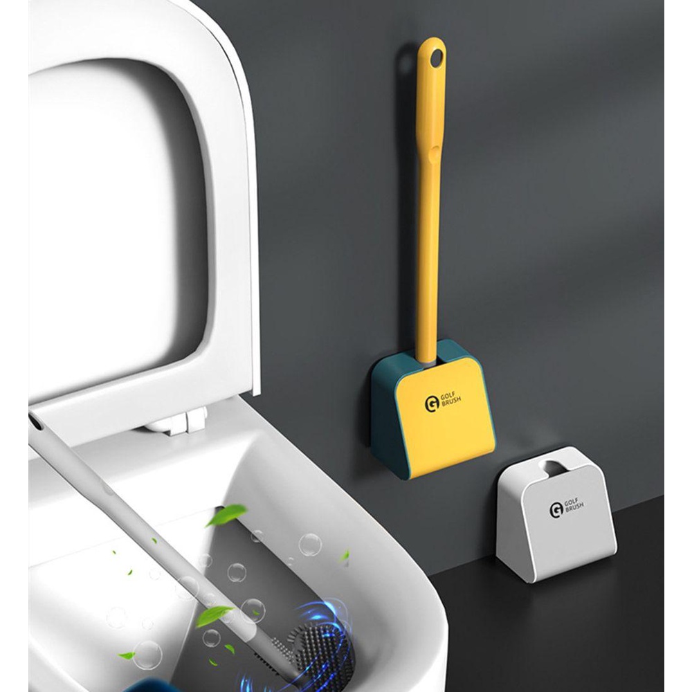 YNATURAL Giá Đỡ Bàn Chải Vệ Sinh Toilet Gắn Tường Bằng Silicone