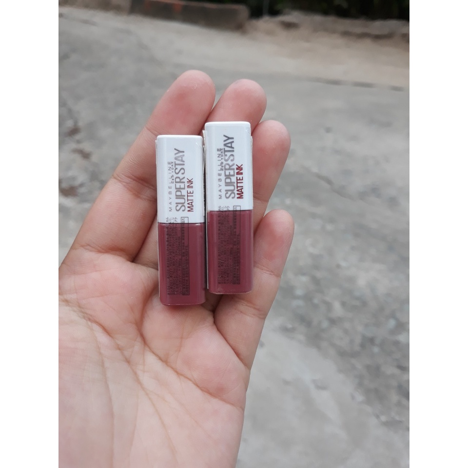 (mini size 2.7ml) - Son kem lỳ Super stay Matte Ink Maybelline Ruler 80