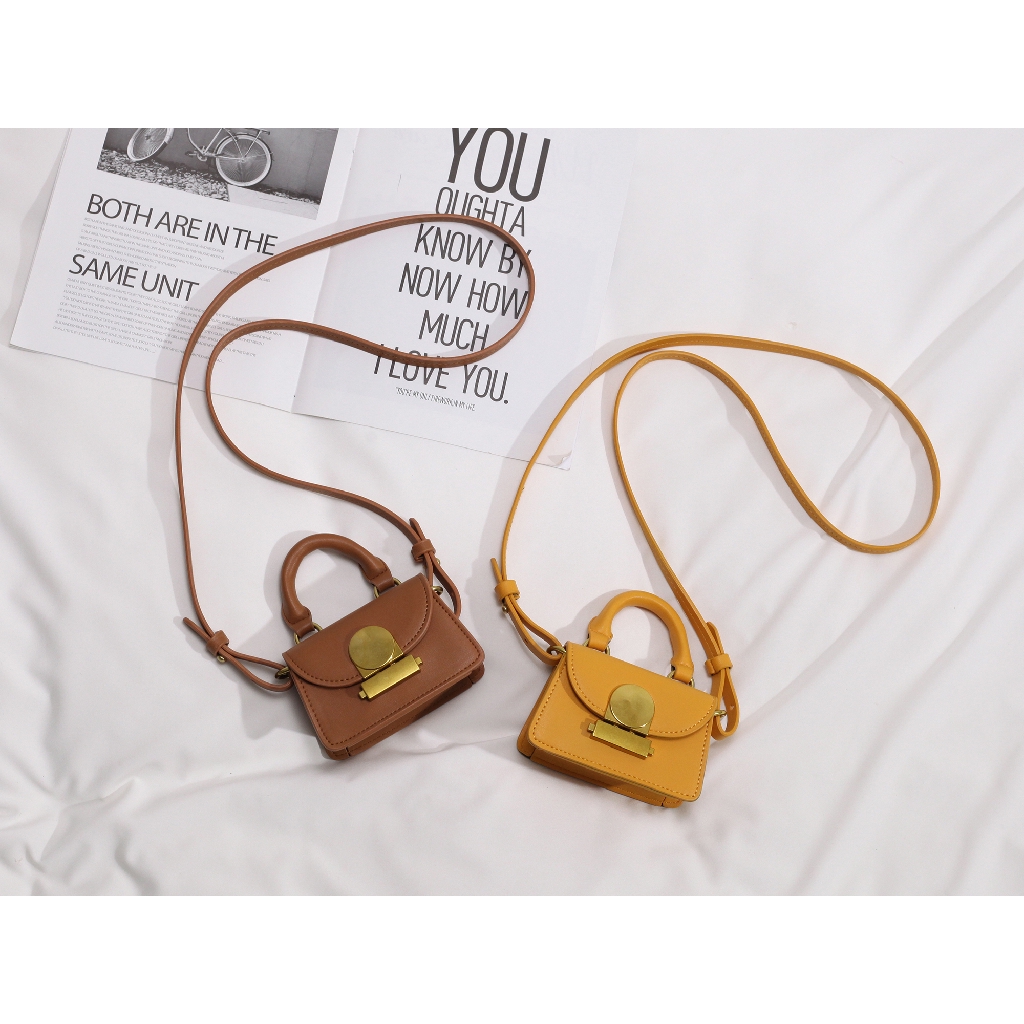 Túi Vuông Mini Khóa Tròn Độc Đáo Siêu Hot - A162