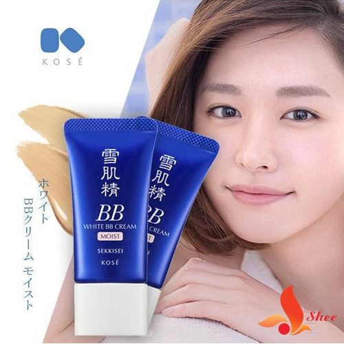 Kem trang điểm BB Kose Sekkisei White Cream 6 in 1 Nhật tuýp 30g