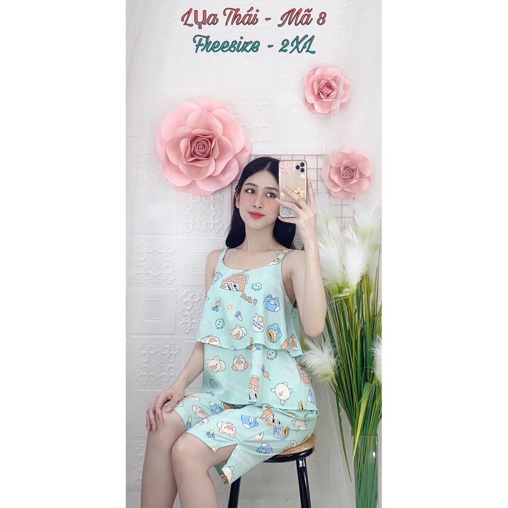 HOT - HOT - HOT - HÀNG MỚI VỀ PIJAMA LỤA THÁI CAO CẤP LỬNG 2 DÂY ĐƯỢC ƯA CHUỘNG NHẤT 2020 | BigBuy360 - bigbuy360.vn