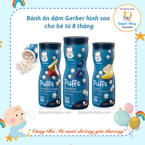 Bánh ăn dặm Gerber Mỹ