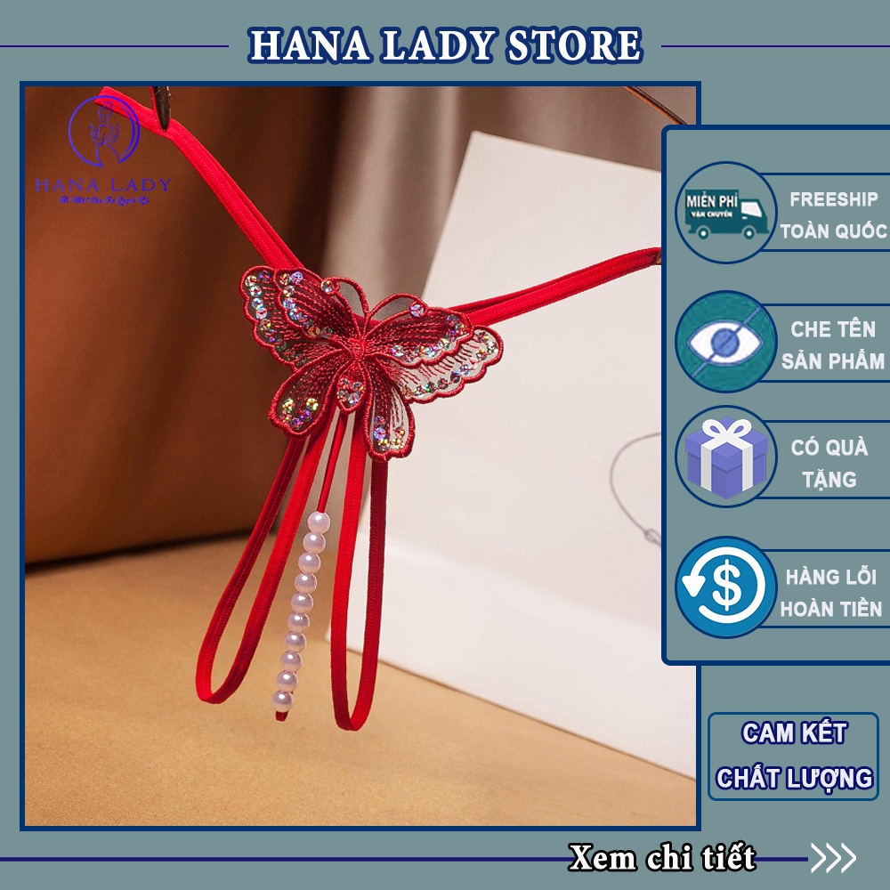Quần lót lọt khe ren hình bướm - Quần chip hở đáy quyến rũ gợi cảm L065 | BigBuy360 - bigbuy360.vn