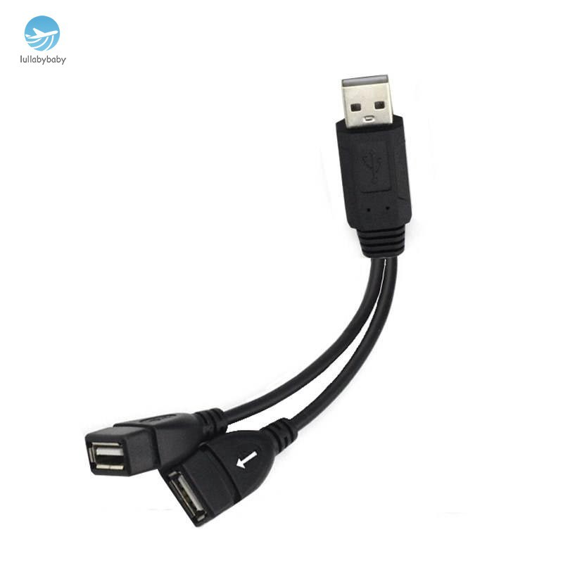 Dây Cáp Chữ Y Chuyển Đổi Đầu Usb 2.0 1 Đầu Đực Sang 2 Đầu Cái