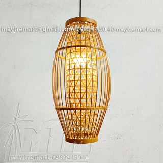 Đèn tre MTDT03 - Đèn mây tre, Đèn trang trí, Đèn treo thả