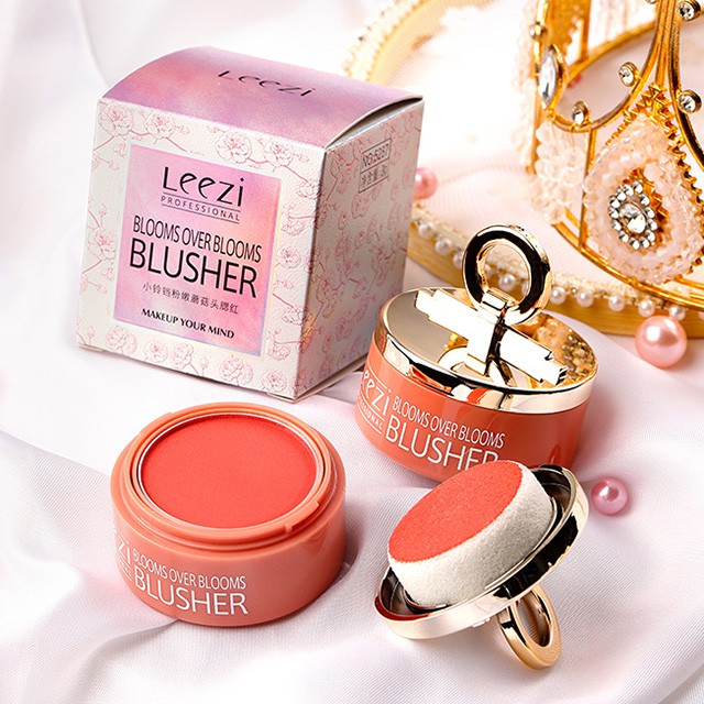 Phấn Má Hồng Leezi Blooms Over Blooms Blusher Giữ Màu Lâu Trôi