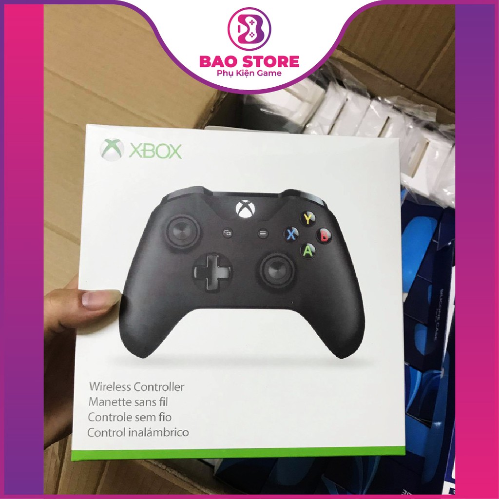 Tay cầm Xbox One S 2nd NOBOX tích hợp jack 3.5mm, bảo hành 1 tháng l Dùng được USB adapter Win 10, hàng chính hãng