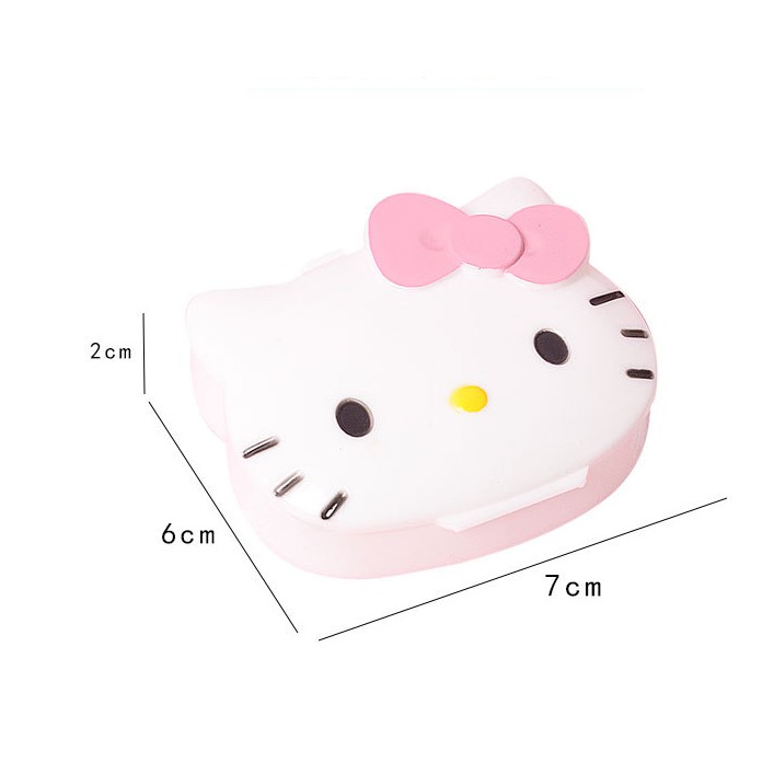(Life-365) Hộp Đựng Thuốc Mini Hình Hello Kitty